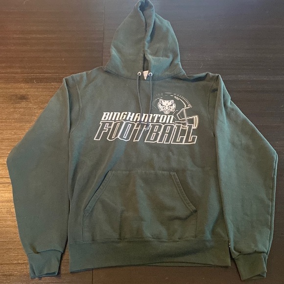 Champion Women’s Binghamton Size Small Green Hoodie - Picture 1 of 7